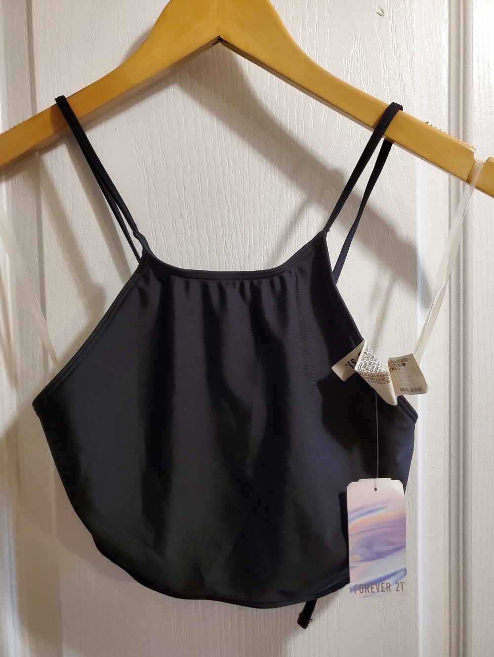 Forever 21 Black Swim Top